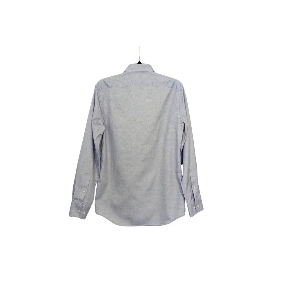 Banana Republic 80s Two Ply Slim Fit Light Blue Shirt S | Premium Cotton